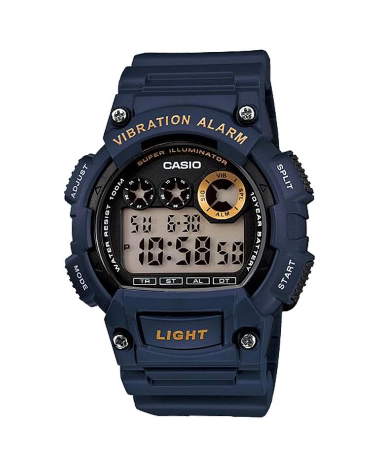 ساعت مچی مردانه کاسیو سرمه ای CASIO W-735H-2AV