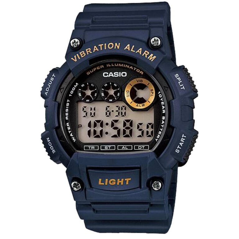 ساعت مچی مردانه کاسیو سرمه ای CASIO W-735H-2AV