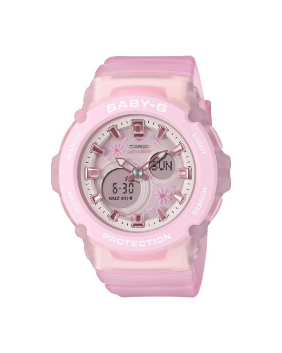 ساعت مچی زنانه کاسیو بی بی جی صورتی CASIO BABY-G BGA-270FL-4A