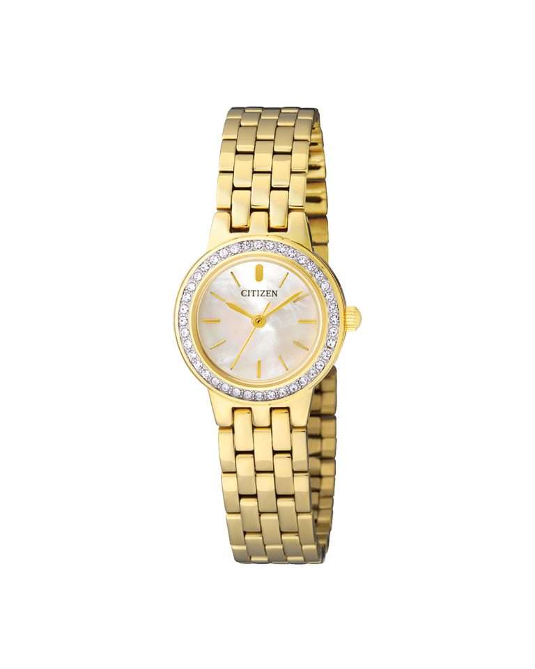 ساعت مچی زنانه سیتی زن طلایی CITIZEN EJ6102-56D