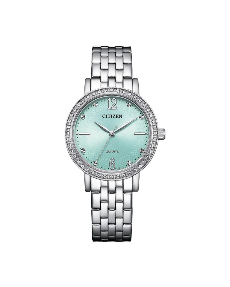ساعت مچی زنانه سیتیزن صفحه تیفانی CITIZEN EL3100-55X