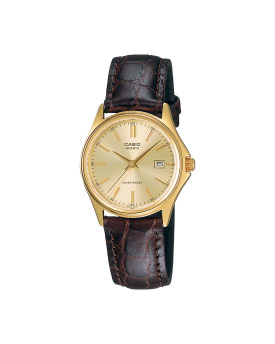 ساعت مچی زنانه کاسیو بند چرمی CASIO LTP-1183Q-9A