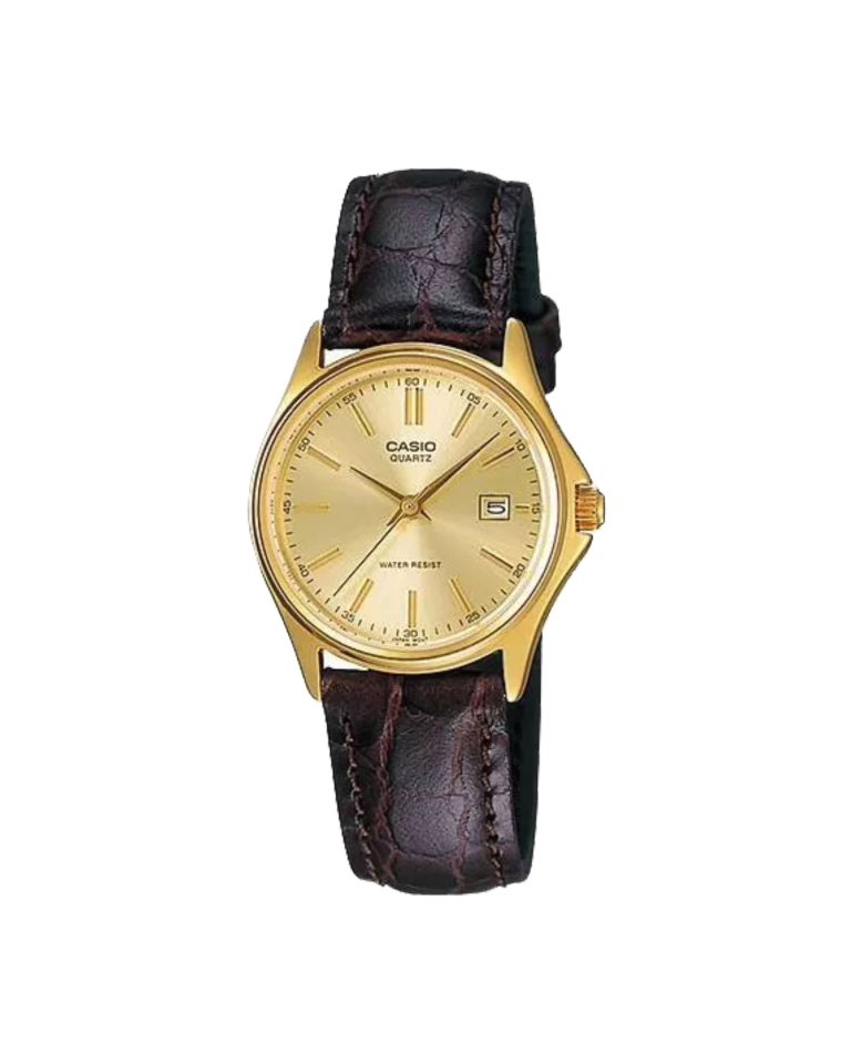 ساعت مچی زنانه کاسیو بند چرمی CASIO LTP-1183Q-9A