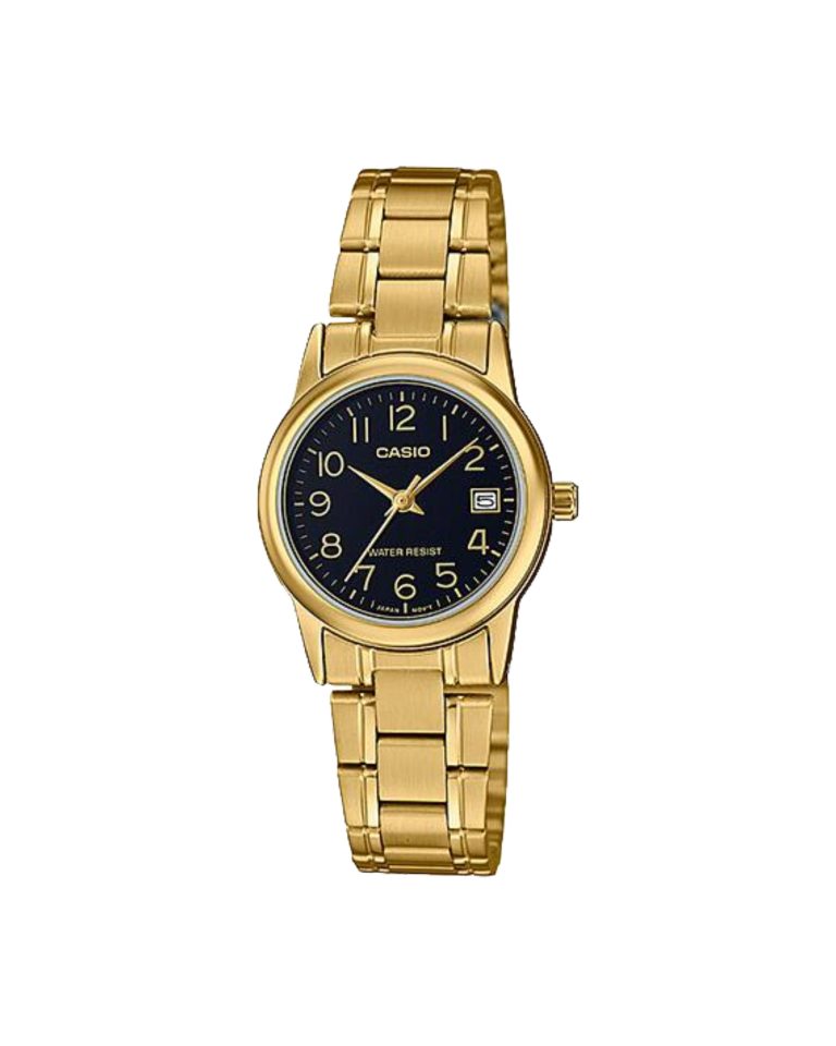ساعت مچی زنانه طلایی کاسیو CASIO LTP-V002G-1B