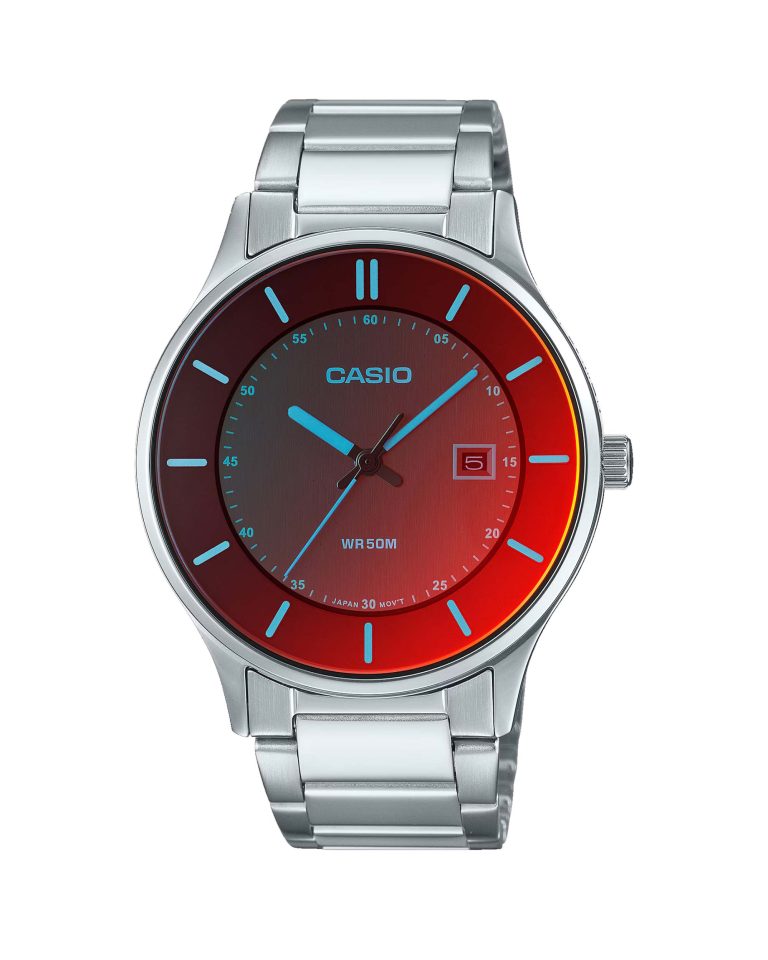 ساعت مچی مردانه کاسیو شیشه هفت رنگ CASIO MTP-E605D-1EV