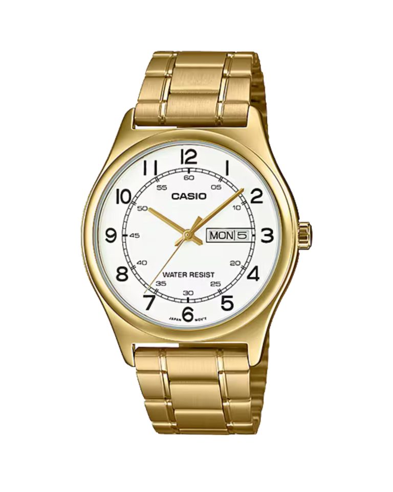 ساعت مچی مردانه کاسیو طلایی CASIO MTP-V006G-7B