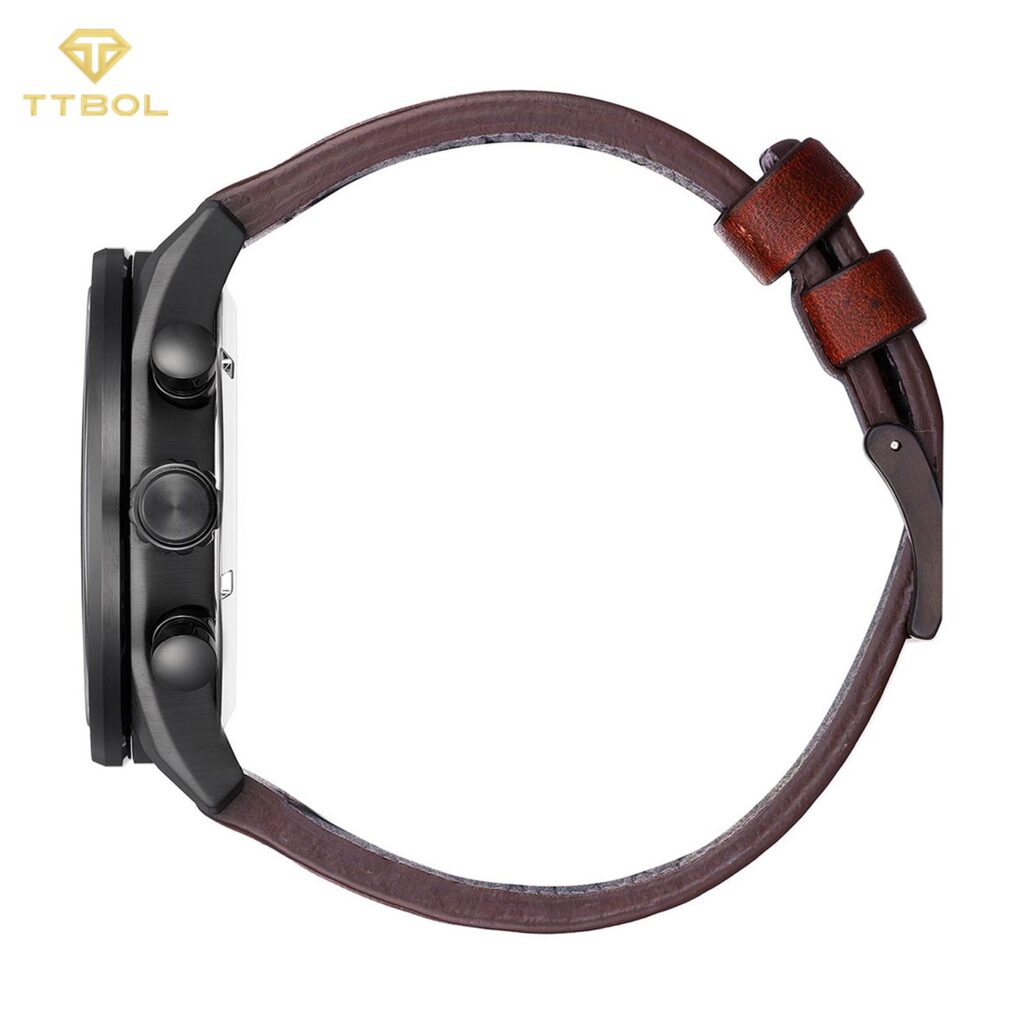 ساعت مچی مردانه سیتیزن بند چرم CITIZEN CA4218-14E
