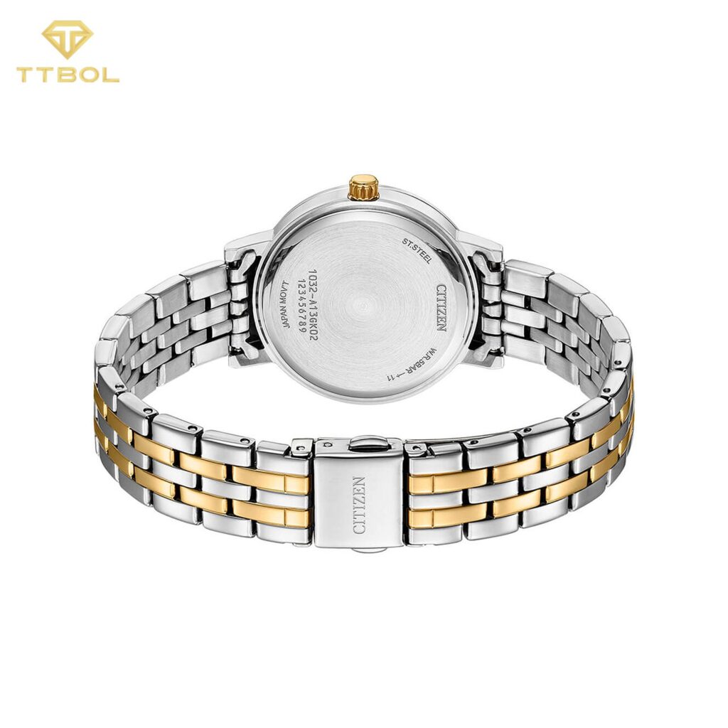 ساعت مچی زنانه سیتیزن سیلور و رزگلد CITIZEN EL3106-59L