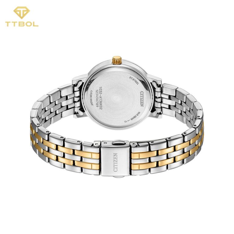 ساعت مچی زنانه سیتیزن سیلور و رزگلد CITIZEN EL3106-59L