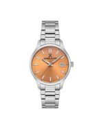 ساعت مچی زنانه دنیل کلین صفحه نارنجی DANIEL KLEIN DK.1.13612-2