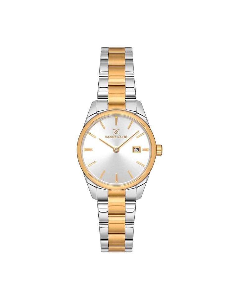 ساعت مچی زنانه دنیل کلین سیلور طلایی DANIEL KLEIN DK.1.13623-6
