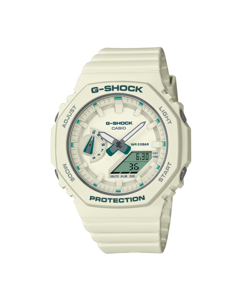 ساعت مچی دخترانه کاسیو جیشاک سفید CASIO G-SHOCK GMA-S2100GA-7A