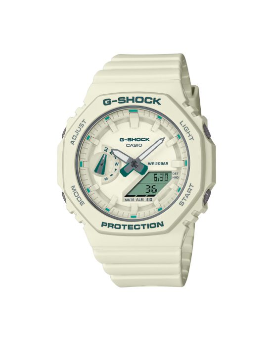ساعت مچی دخترانه کاسیو جیشاک سفید CASIO G-SHOCK GMA-S2100GA-7A