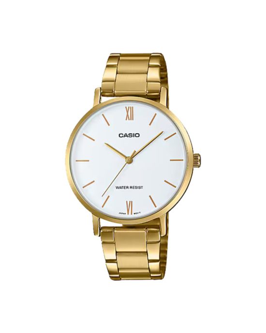 ساعت مچی زنانه کاسیو جنرال طلایی CASIO LTP-VT01G-7B
