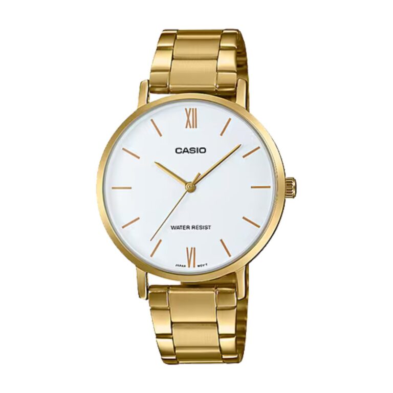 ساعت مچی زنانه کاسیو جنرال طلایی CASIO LTP-VT01G-7B