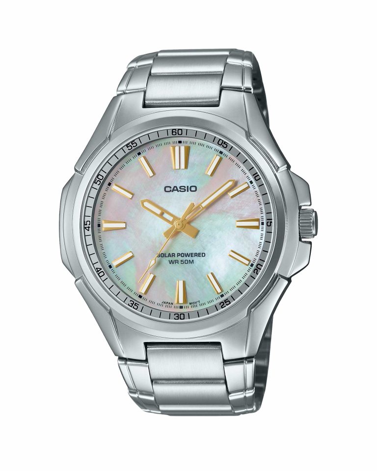 ساعت مچی مردانه کاسیو باتری خورشیدی CASIO MTP-RS100S-7AV