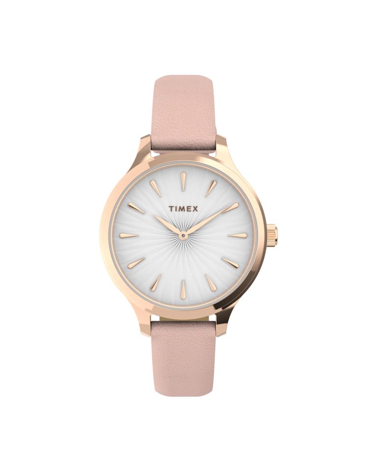 ساعت مچی زنانه تایمکس بند چرمی TIMEX TW2V06700