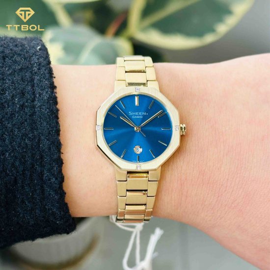 ساعت مچی زنانه کاسیو شین CASIO SHEEN SHE-4543G-2A