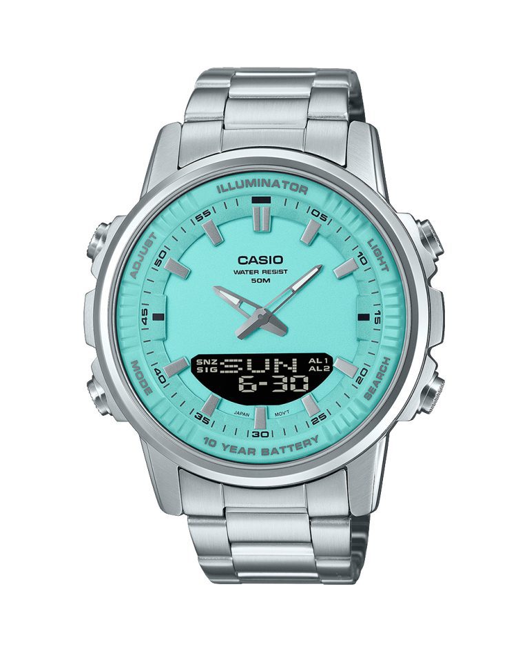 ساعت مچی مردانه کاسیو صفحه تیفانی CASIO AMW-880D-2A2V