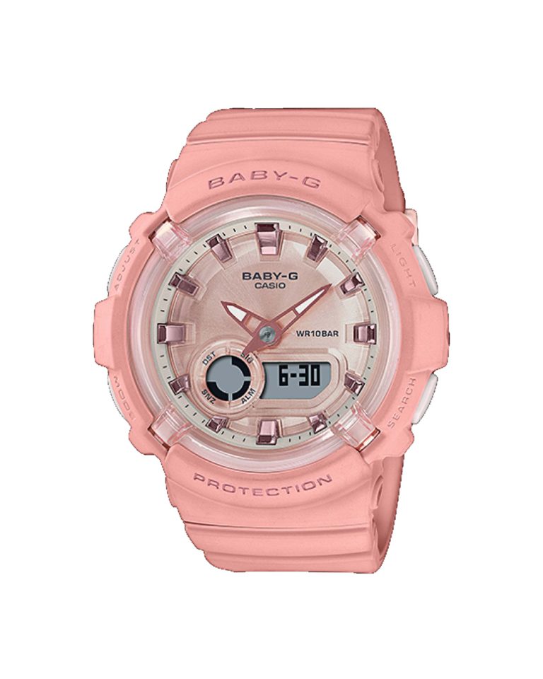 ساعت مچی زنانه کاسیو بی بی جی صورتی رنگ CASIO BABY-G BGA-280-4A