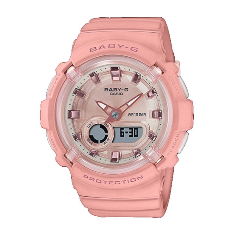 ساعت مچی زنانه کاسیو بی بی جی صورتی رنگ CASIO BABY-G BGA-280-4A