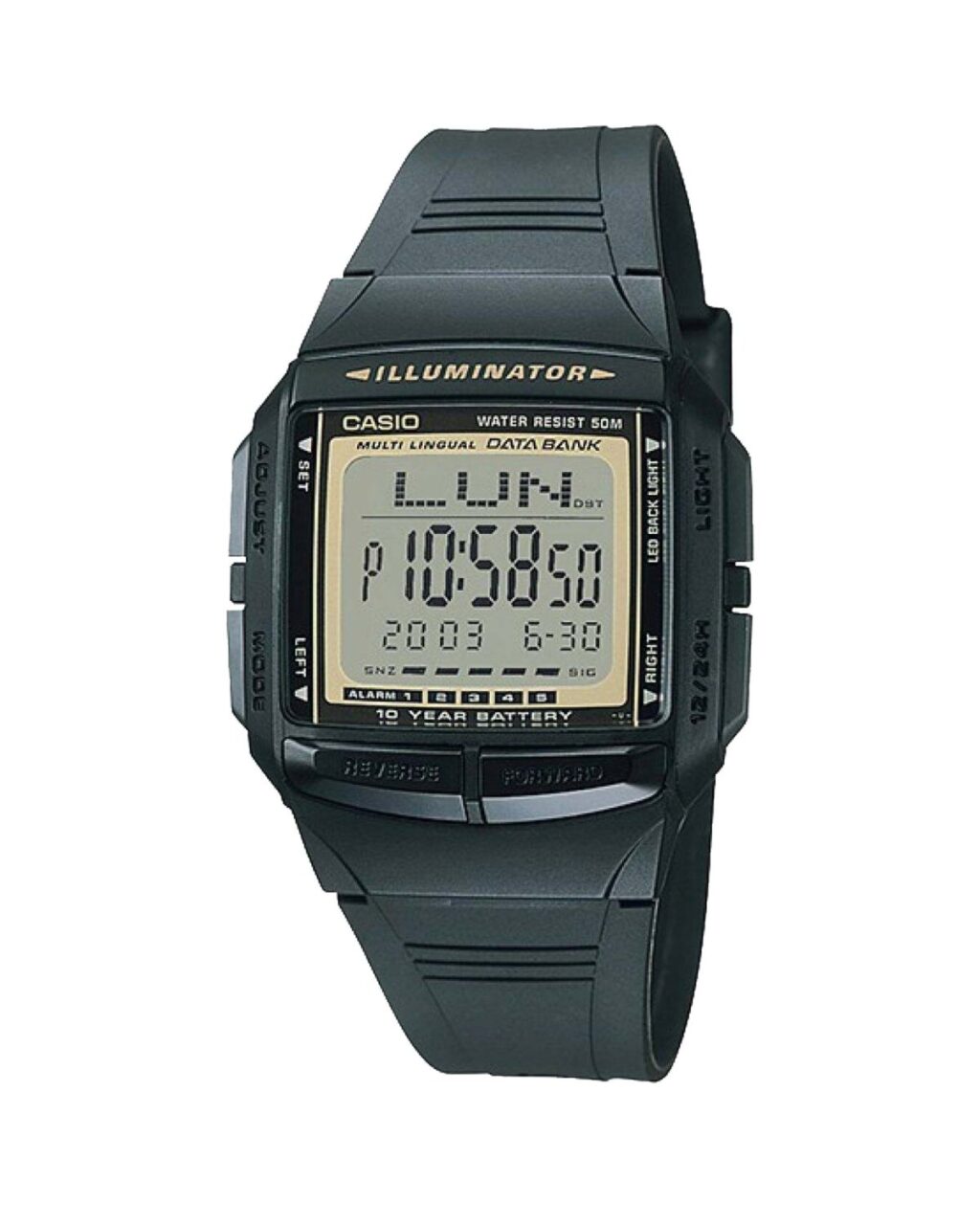 ساعت مچی مردانه کاسیو ساعت جهانی CASIO DB-36-9AV