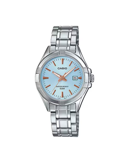 ساعت مچی زنانه کاسیو صفحه آبی CASIO LTP-1308D-2AV