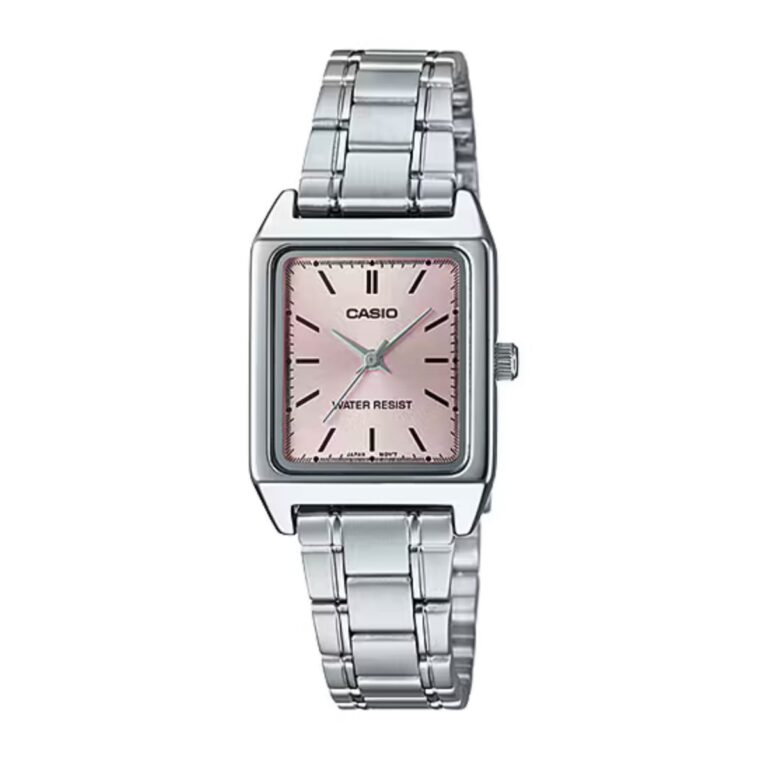 ساعت مچی زنانه کاسیو صفحه مستطیلی CASIO LTP-V007D-4E