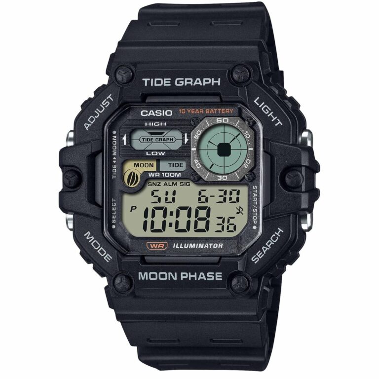 ساعت مچی مردانه کاسیو مشکی CASIO WS-1700H-1AV