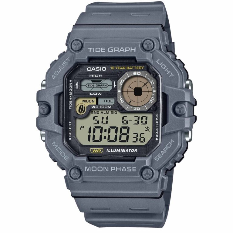 ساعت مچی مردانه کاسیو جنرال سرمه ای CASIO WS-1700H-8AV