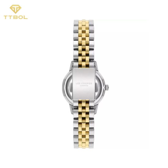 ساعت مچی زنانه لی کوپر بند سیلور و طلایی LEE COOPER LC07934.370