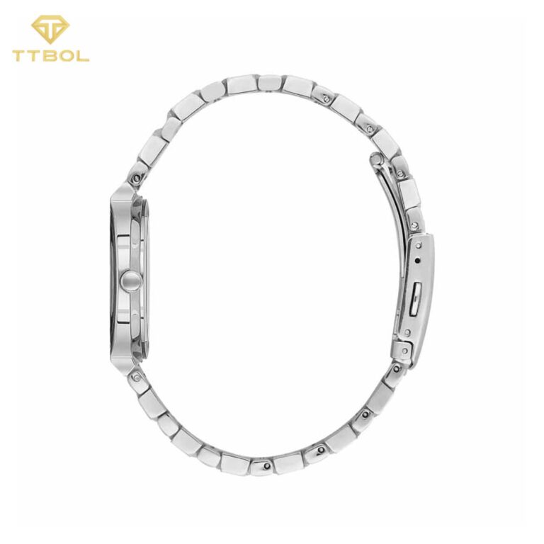 ساعت مچی زنانه بورلی هیلز پولو کلاب تمام سیلور صفحه مشکی BP3568X.350