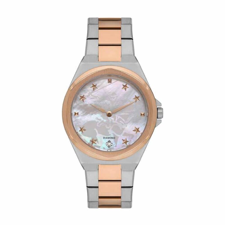 ساعت مچی زنانه بورلی هیلز پولو کلاب سیلور رزگلد BP3570X.520