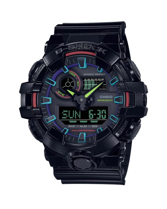 ساعت مچی مردانه کاسیو جیشاک CASIO G-SHOCK GA-700RGB-1A