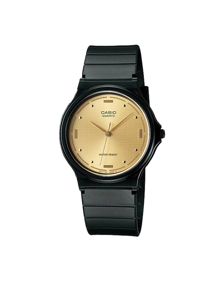 ساعت مچی زنانه کاسیو صفحه طلایی CASIO MQ-76-9AL