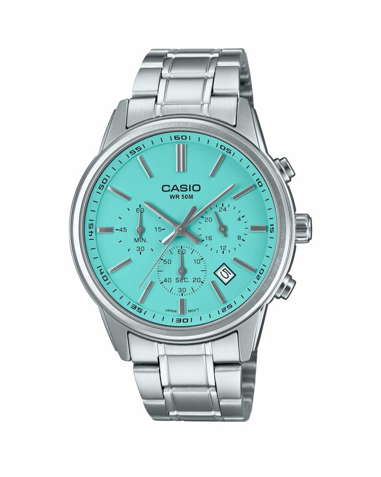 ساعت مچی مردانه کاسیو صفحه تیفانی CASIO MTP-E515D-2A2V