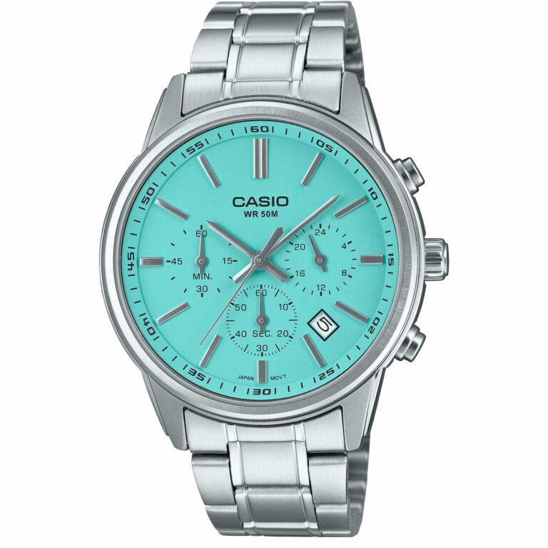 ساعت مچی مردانه کاسیو صفحه تیفانی CASIO MTP-E515D-2A2V