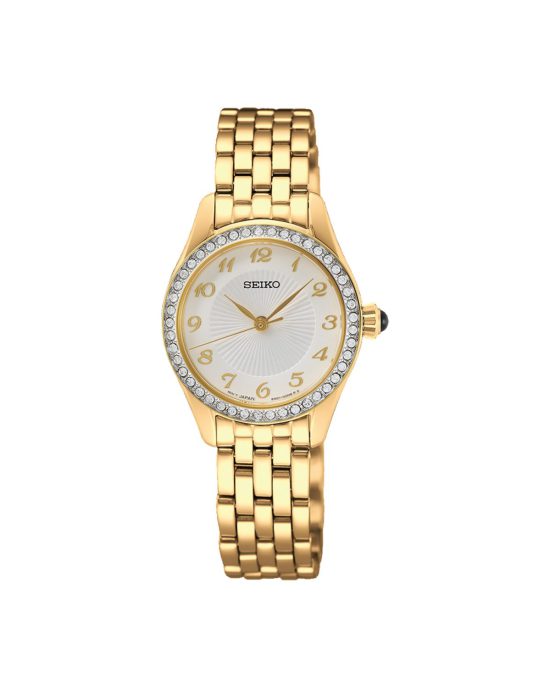 ساعت مچی زنانه سیکو طلایی SEIKO SUR388P1