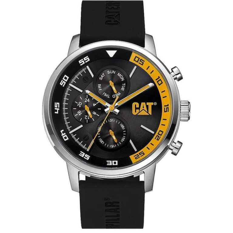 ساعت مچی مردانه کت استیل سه موتوره CATERPILLAR AK.149.21.127