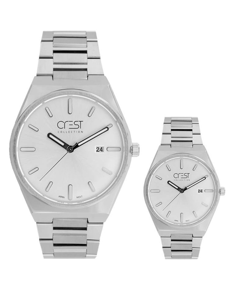 ساعت مچی ست کرست عقربه ای CREST 6287-1 6288-1