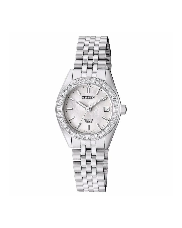ساعت مچی زنانه سیتیزن نگین دار CITIZEN EU6060-55D