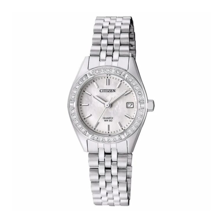 ساعت مچی زنانه سیتیزن نگین دار CITIZEN EU6060-55D