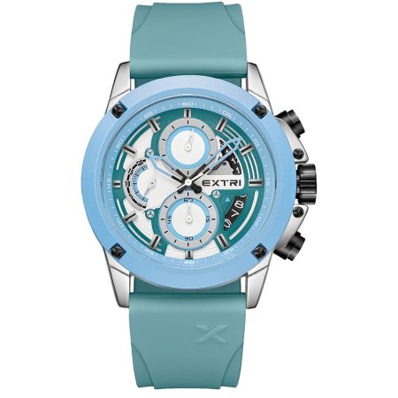 ساعت مچی مردانه اکستری آبی رنگ EXTRI X6065-F