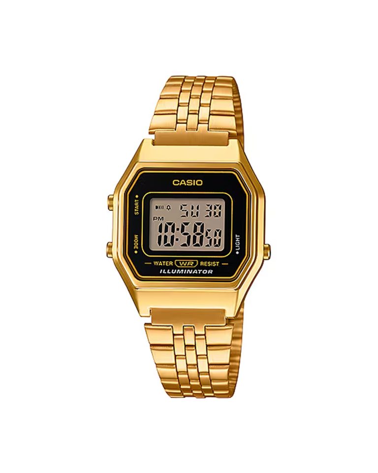 ساعت مچی زنانه کاسیو نوستالژی طلایی CASIO LA680WGA-1D