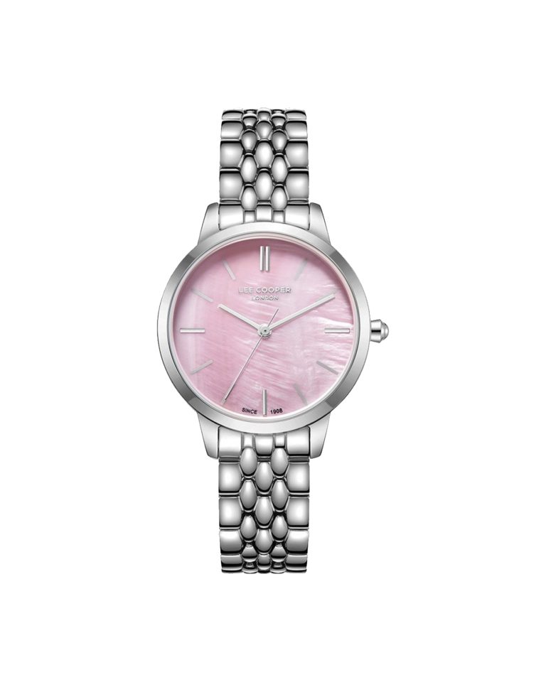 ساعت مچی زنانه لی کوپر صفحه صورتی LEE COOPER LC07941.380