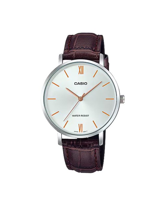 ساعت مچی زنانه کاسیو بند چرمی CASIO LTP-VT01L-7B2