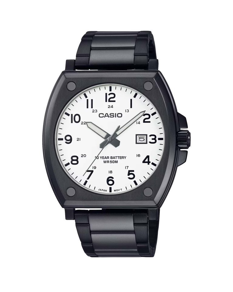 ساعت مچی مردانه کاسیو صفحه سفید CASIO MTP-E715D-7AV