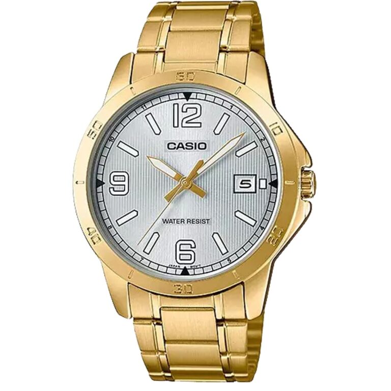 ساعت مچی مردانه کاسیو طلایی CASIO MTP-V004G-7B2
