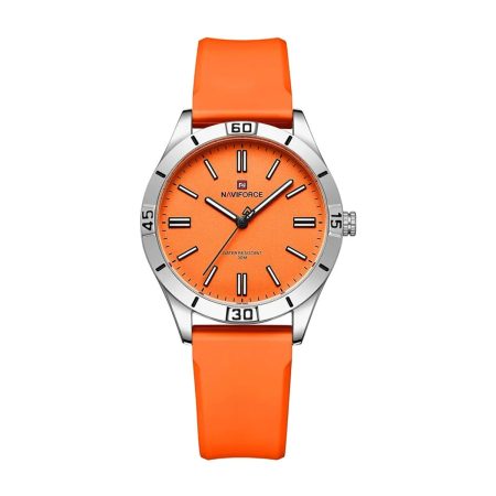 ساعت مچی زنانه نارنجی رنگ NAVIFORCE NF5041 S/O/O