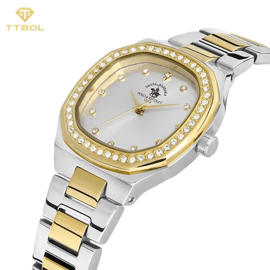 ساعت مچی زنانه پولو سانتا باربارا بند استیل POLO SANTA BARBARA SB.1.10404-5